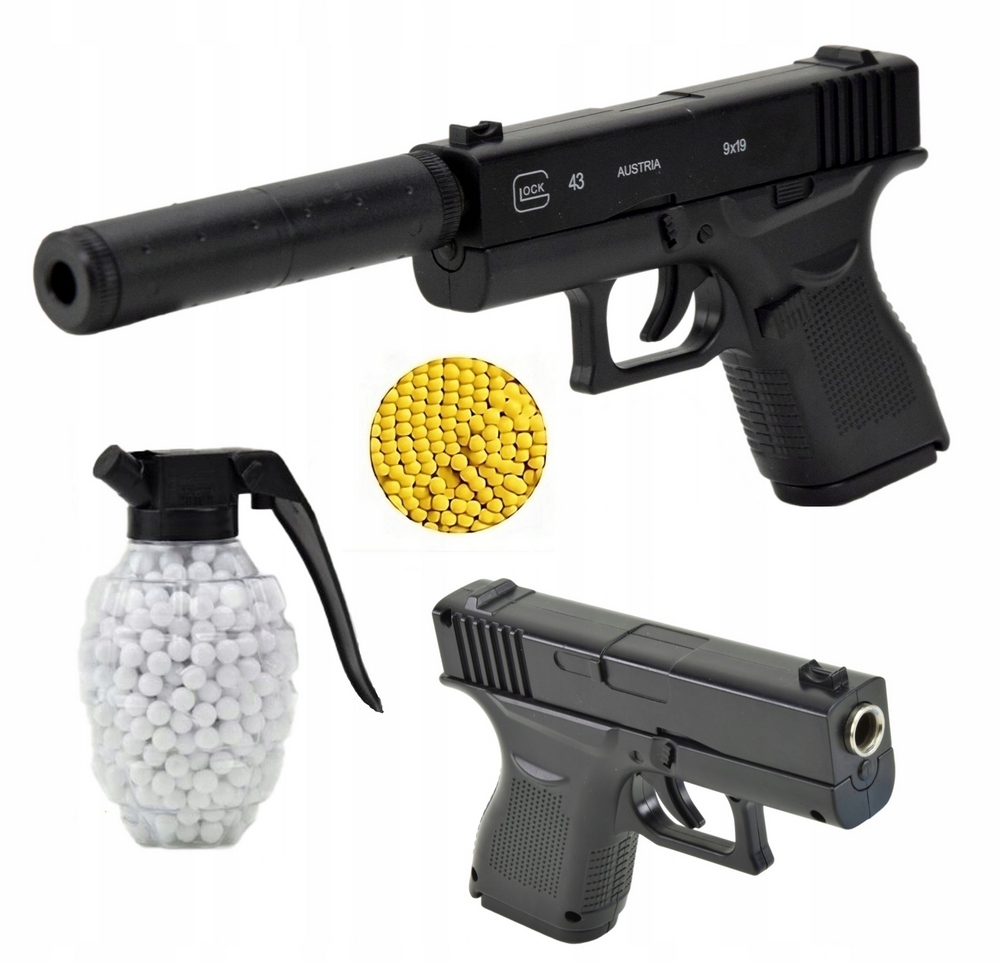 KOVOVÁ REPLIKA GUĽOVÁ ZBRAŇ C15A GLOCK 17 ASG